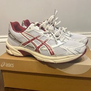Women’s Asics GEL-1130 “White / Red Dahlia”